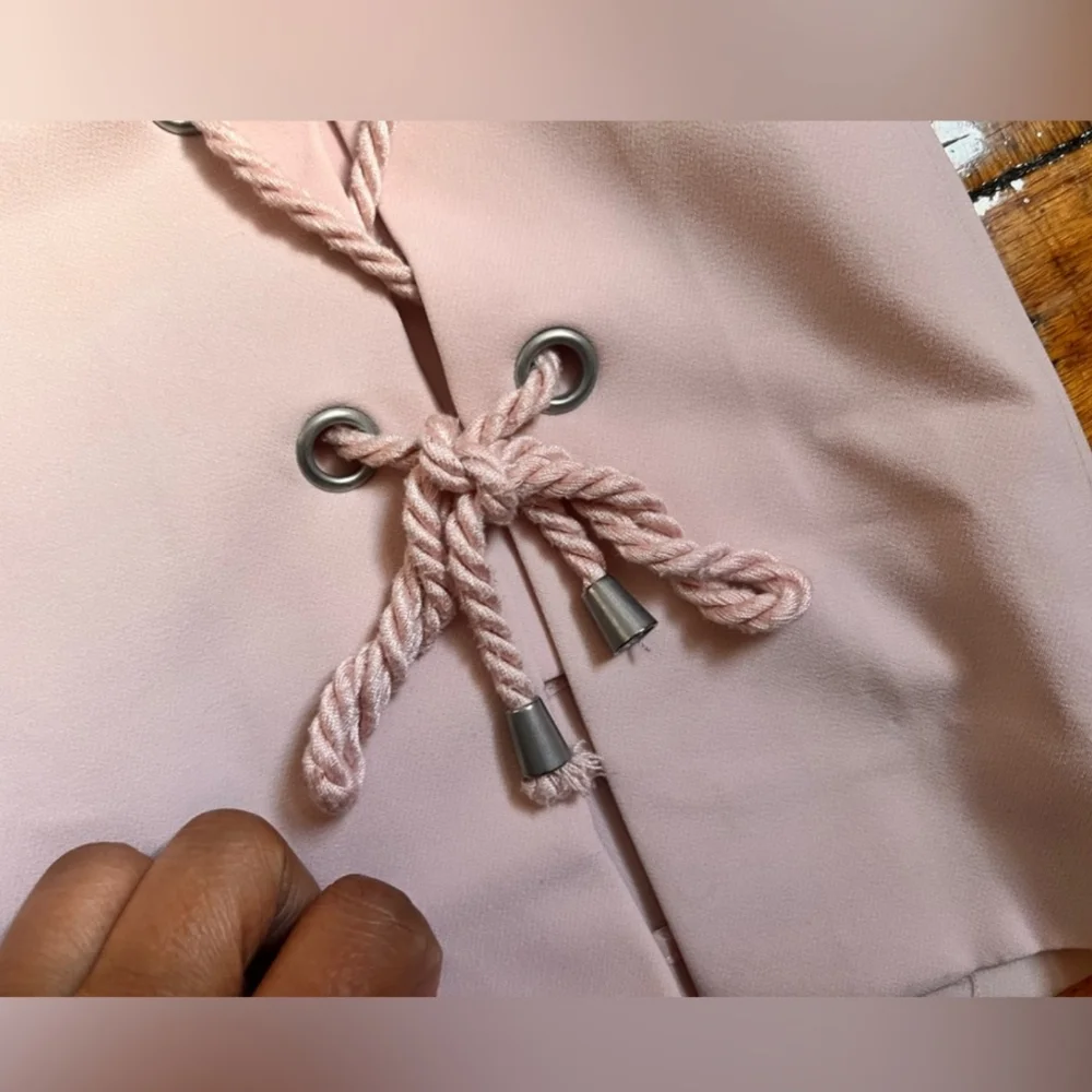 Rebecca Minkoff Lace Up Mini Skirt/skort Size 8 - Picture 5 of 10